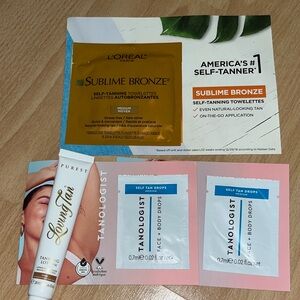 Self tanner sample set